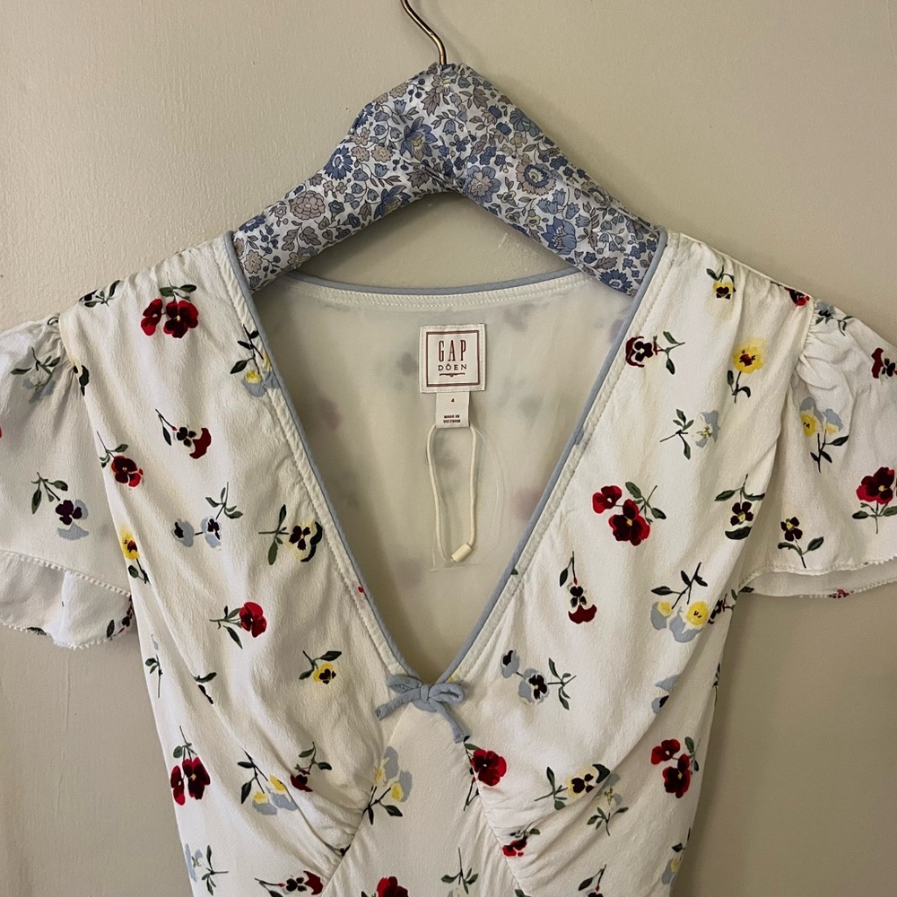 GAP X DOEN floral midi dress